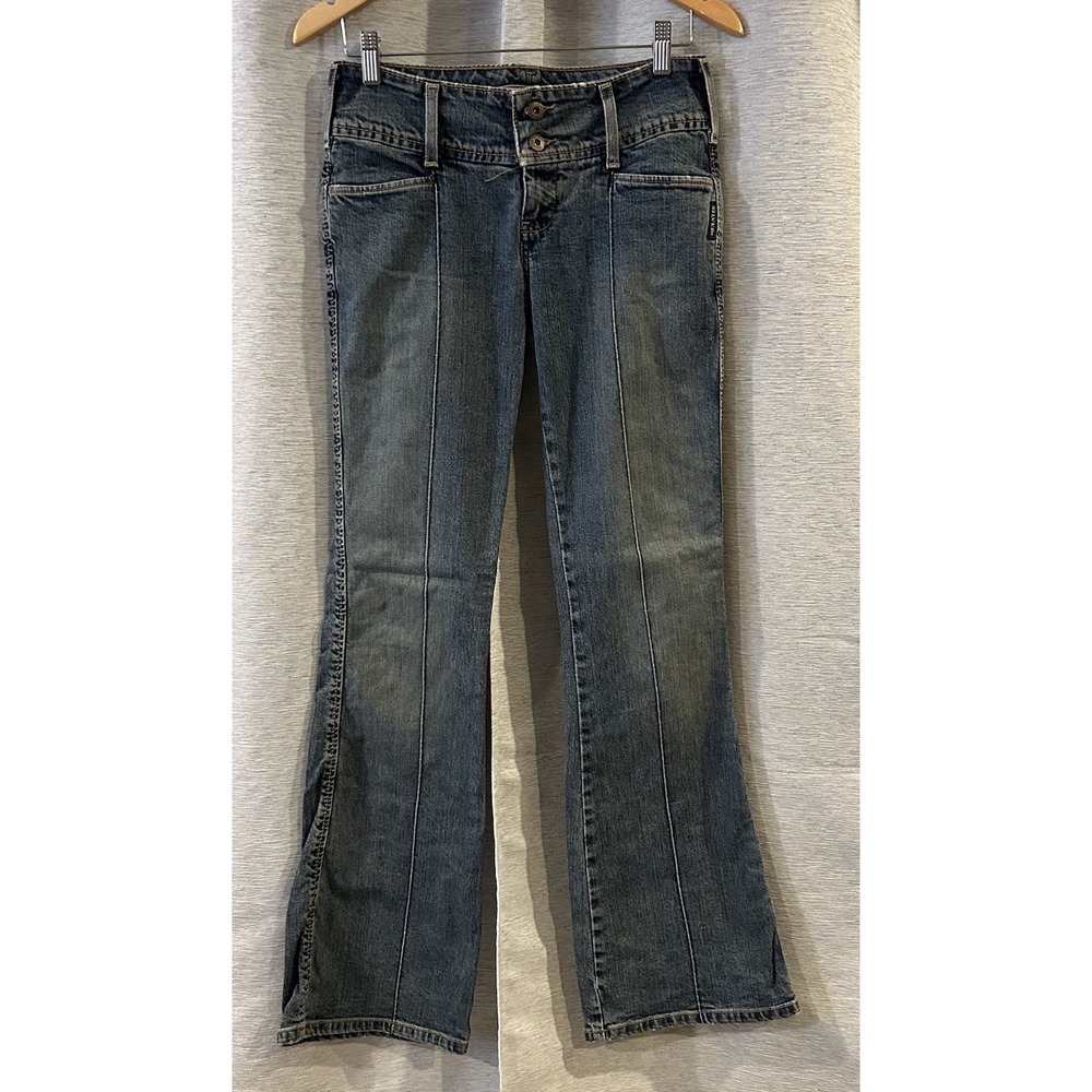 VTG Silver Bell Bottom Jeans Womens 28 Blue Faded Denim Low Rise Canada